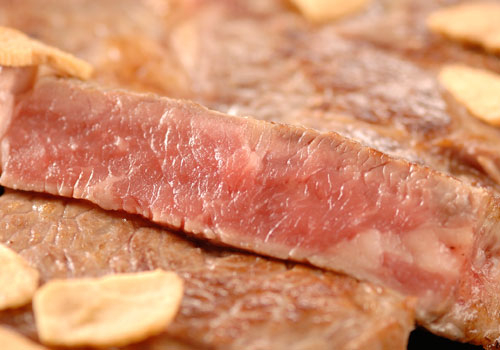 ベルステーキの赤身肉